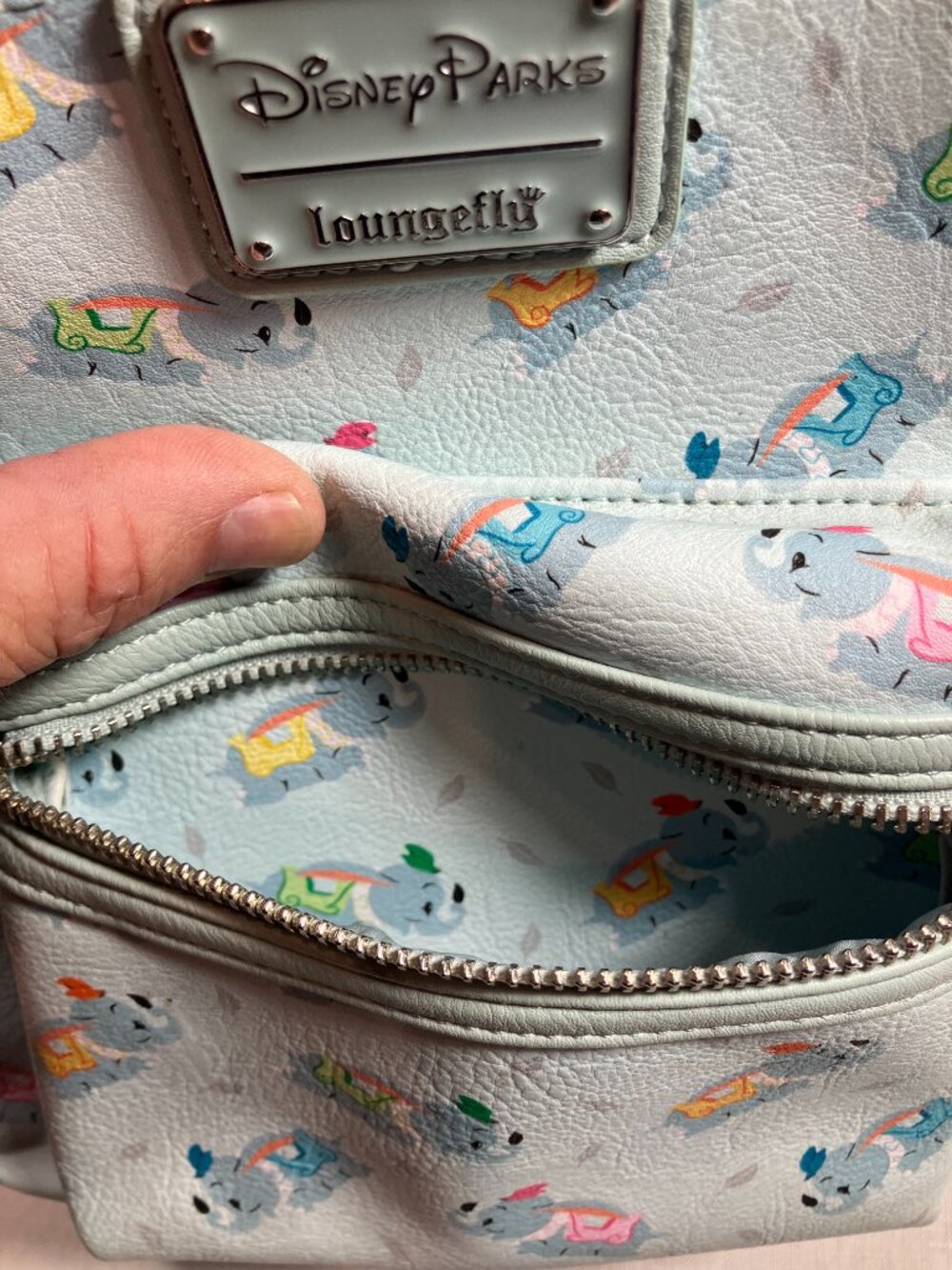 Loungefly Disney Parks Dumbo Ride/Attraction Mini Backpack EUC - Picture 8 of 14